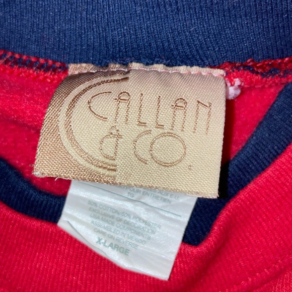 Red Callan and Co. snowman sweatshirt size large - Picture 3 of 3